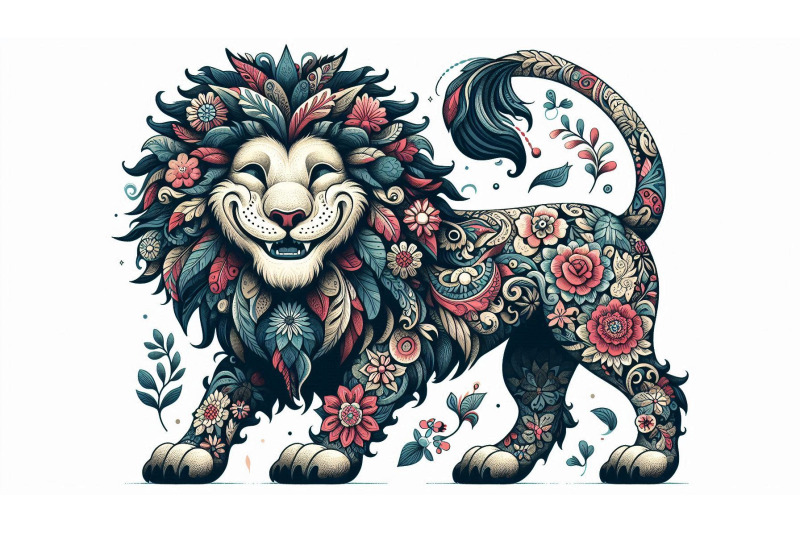 grinning-lion