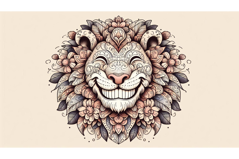 grinning-lion