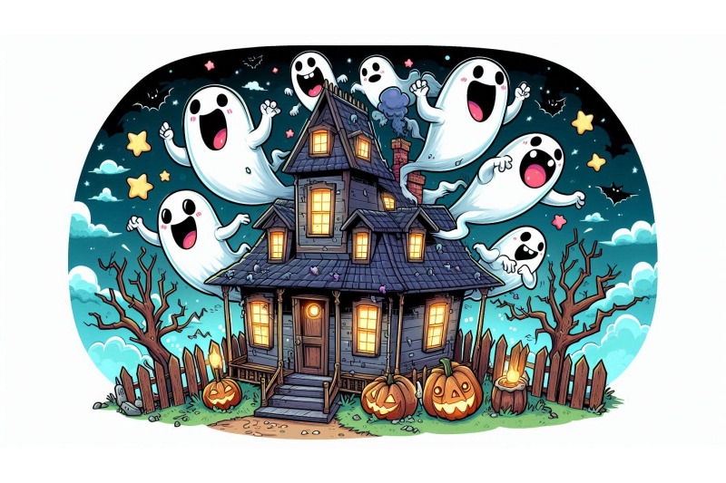 haunted-house-ghosts