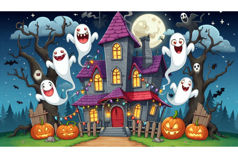 haunted-house-ghosts