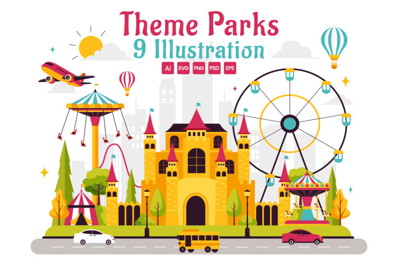 9-amusement-park-illustration