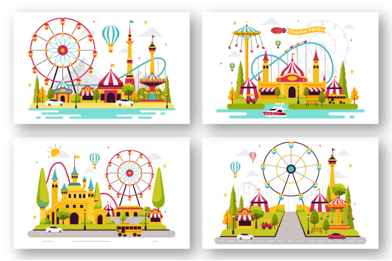 9-amusement-park-illustration