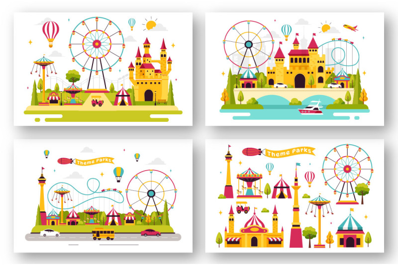 9-amusement-park-illustration