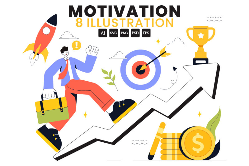 8-business-success-and-motivation-illustration