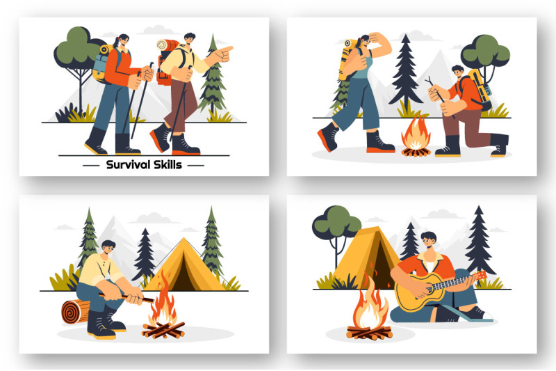 9-survival-skills-camping-illustration