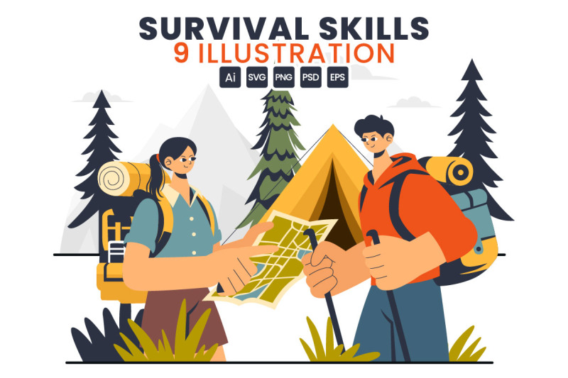 9-survival-skills-camping-illustration