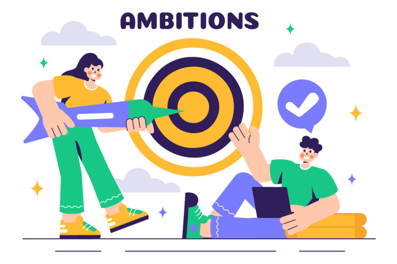 10-ambitions-to-success-illustration