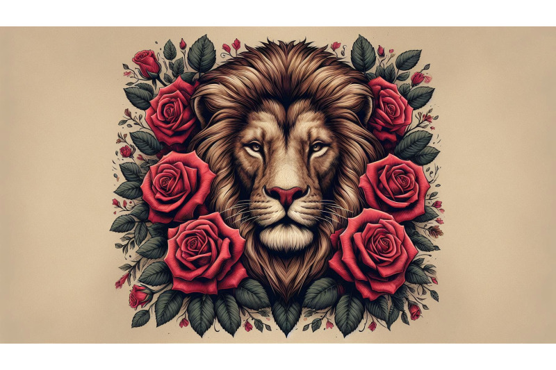 lion-rose-digital