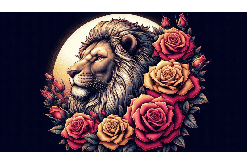 lion-rose-digital