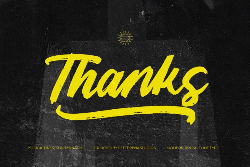 highlag-theflora-modern-brush-font-type