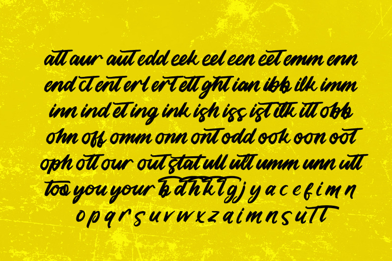 highlag-theflora-modern-brush-font-type