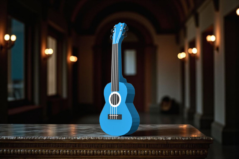 ukulele-3d-papercraft