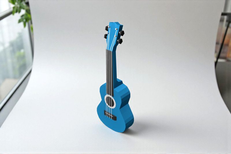 ukulele-3d-papercraft