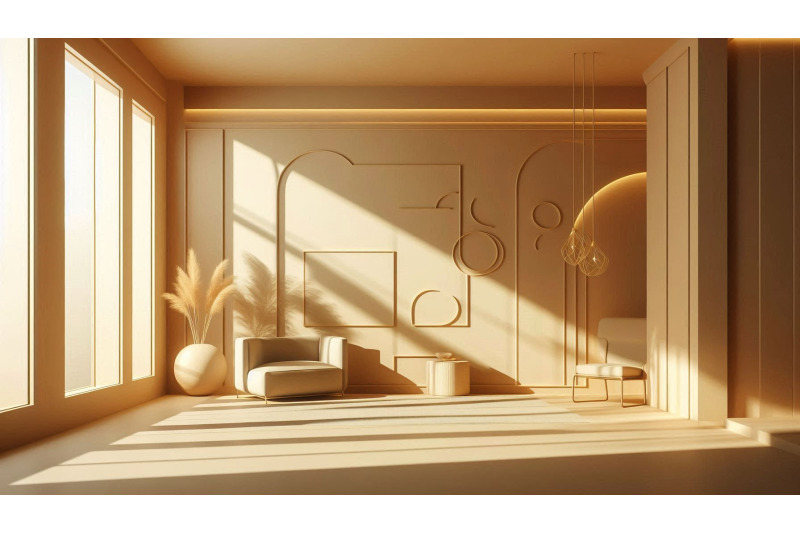 minimal-interior-warm-sunlight