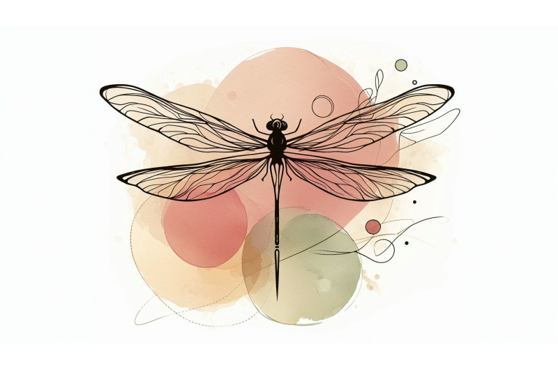 minimalist-dragonfly-line-art