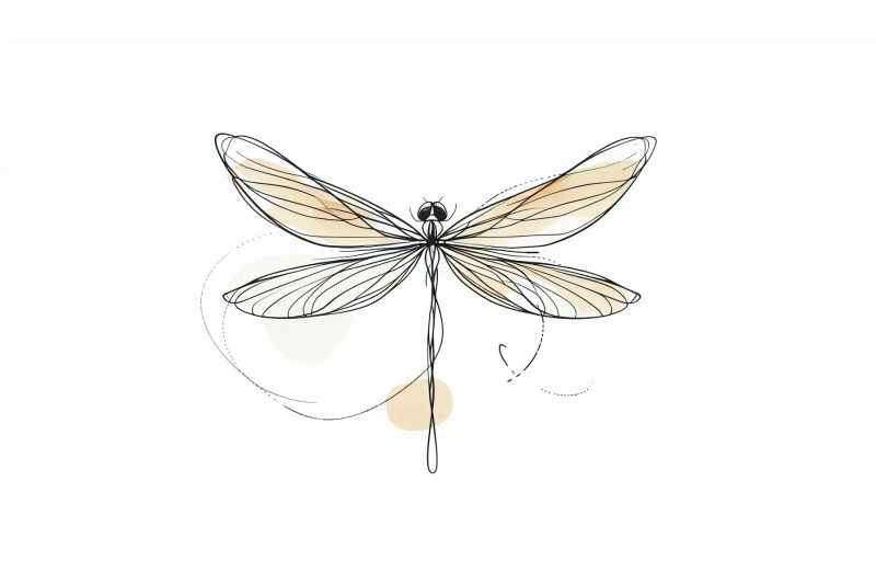 minimalist-dragonfly-line-art