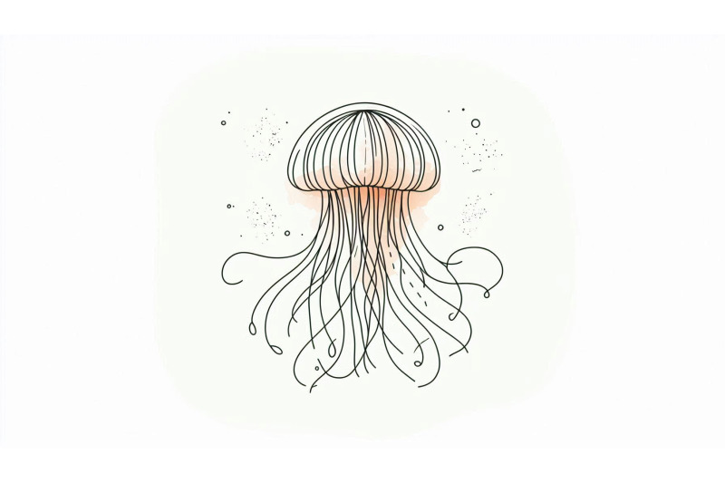 minimalist-jellyfish-line-design