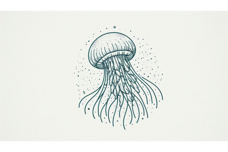 minimalist-jellyfish-line-design