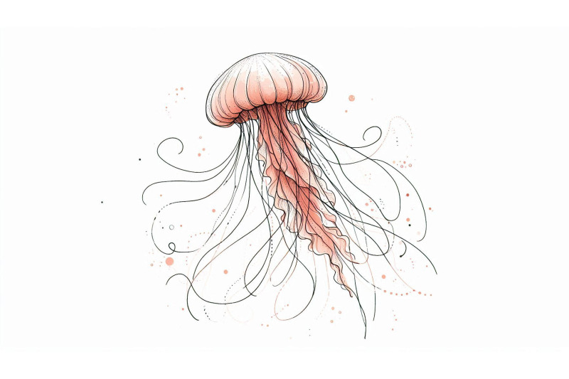 minimalist-jellyfish-line-design