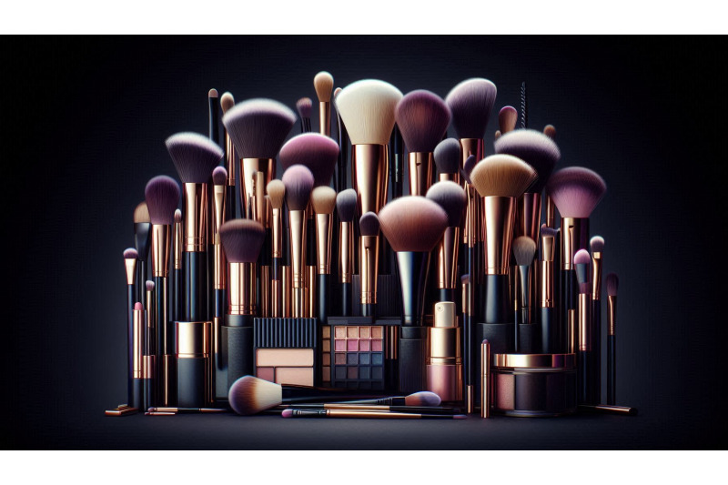 modern-makeup-brushes-dark