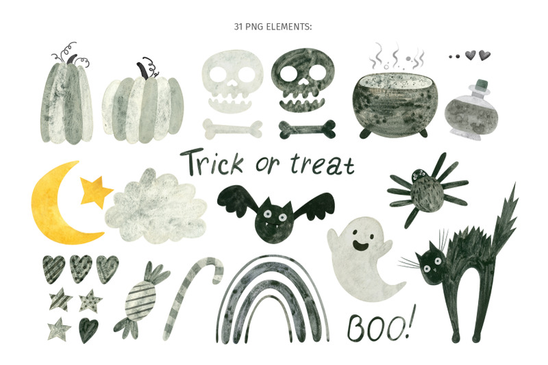 halloween-clipart-rainbows-amp-patterns