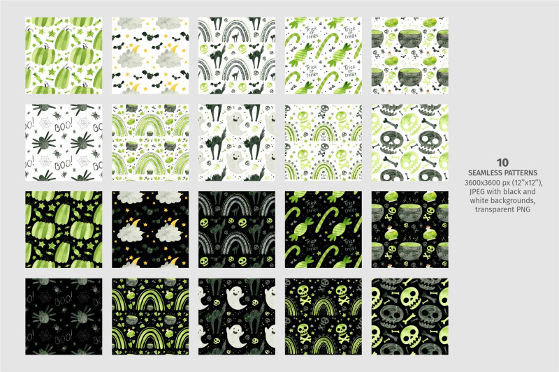 green-halloween-clipart-amp-patterns