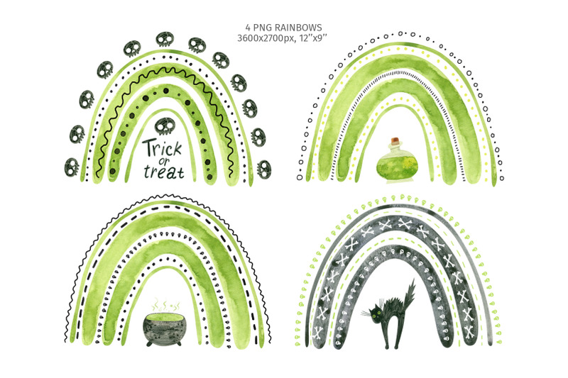 green-halloween-clipart-amp-patterns