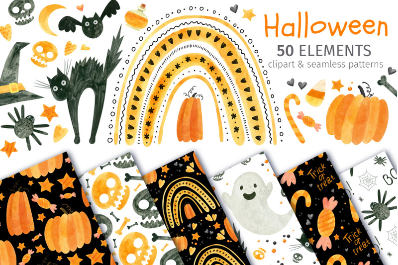 orange-halloween-clipart-amp-patterns