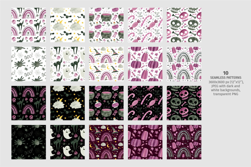violet-halloween-clipart-amp-patterns