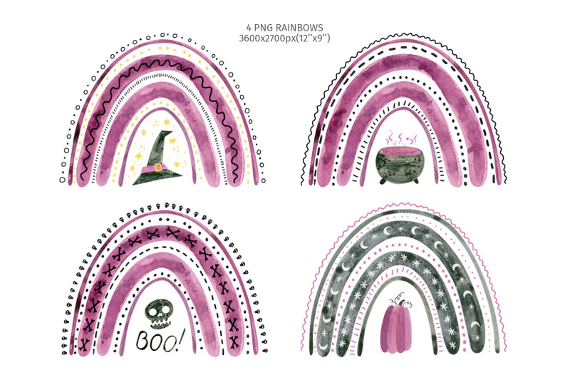 violet-halloween-clipart-amp-patterns