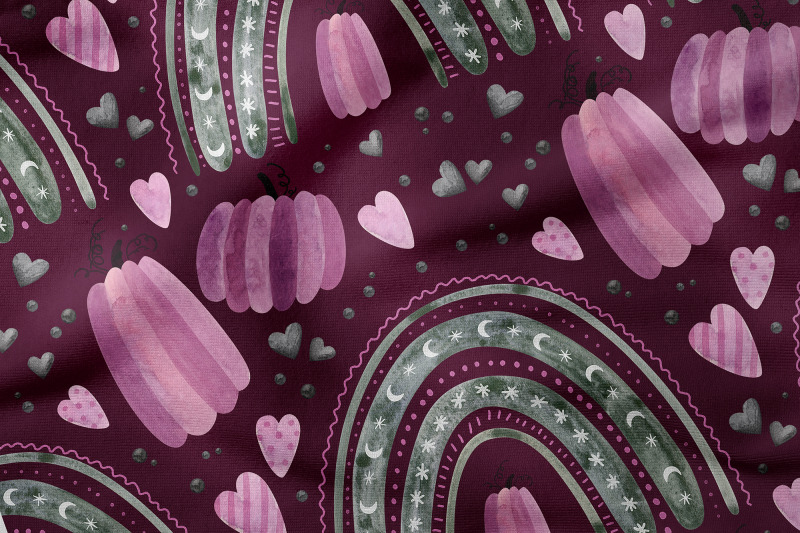 violet-halloween-clipart-amp-patterns