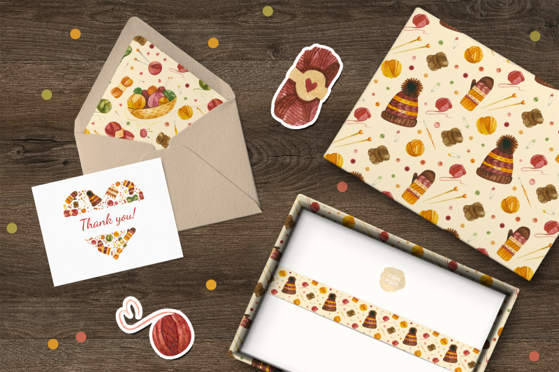 cute-cats-amp-knitting-clipart-patterns-cards