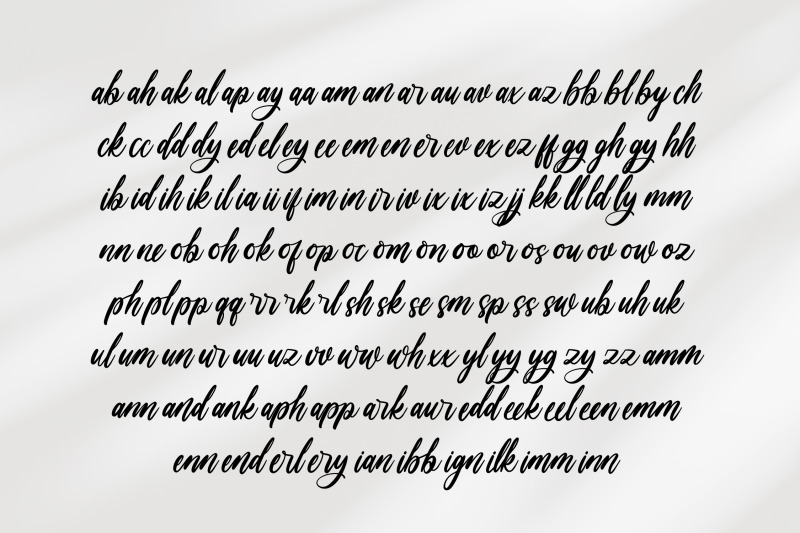 shinerak-mottage-modern-handwritten-font