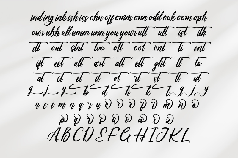 shinerak-mottage-modern-handwritten-font