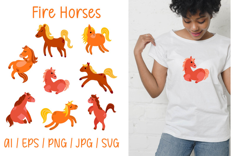 horse-collection-svg-file