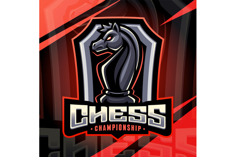 chess-championship-esport-mascot-logo-design