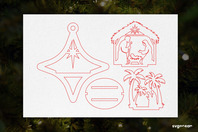 3d-nativity-scene-ornaments-bundle