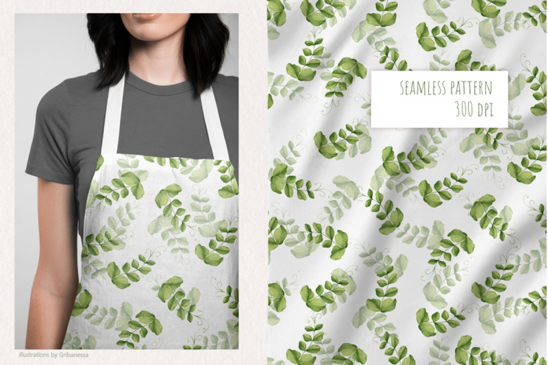 green-leaves-seamless-pattern