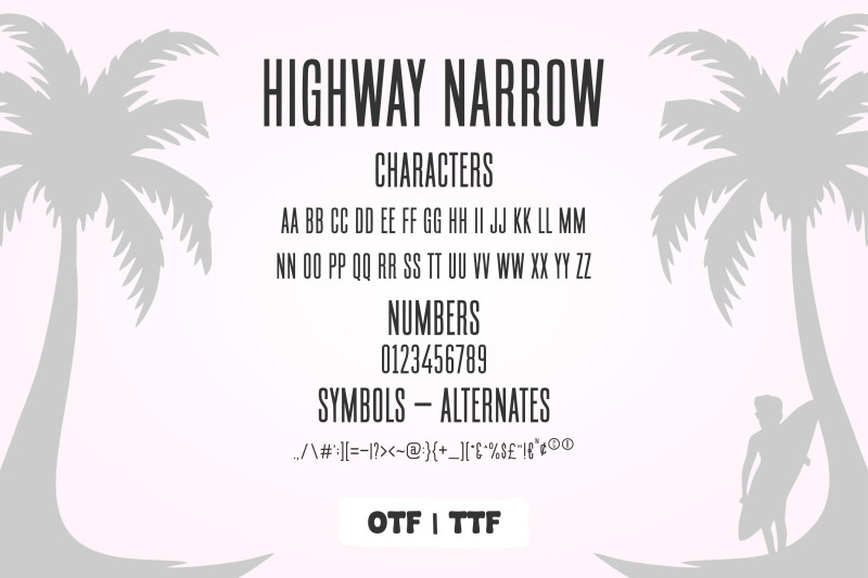 highway-narrow-font-minimalist-condensed-sans-serif-otf-ttf