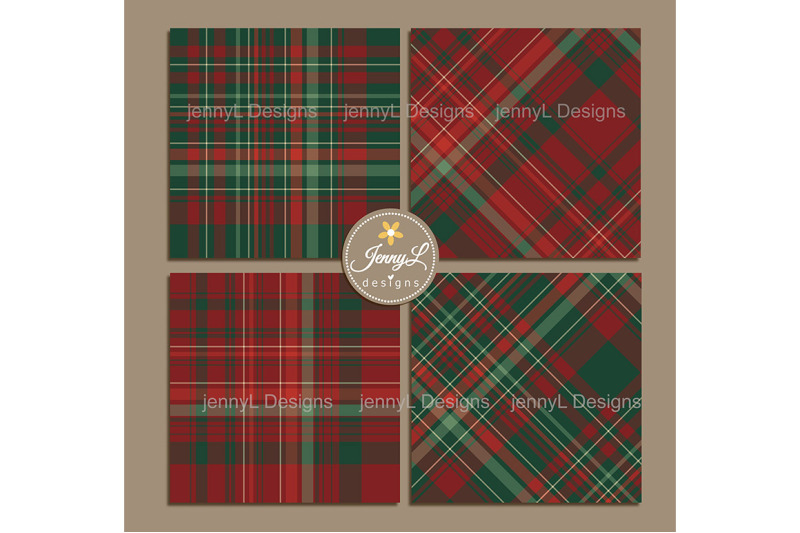 classic-christmas-plaids-digital-papers