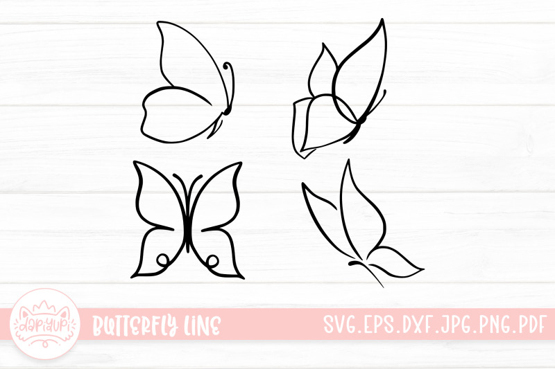 butterfly-doodle-lineart-clipart-bundle