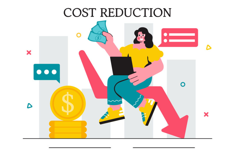 11-cost-reduction-business-illustration