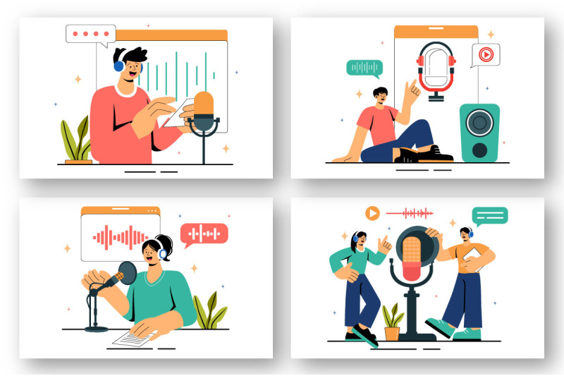 9-dubbing-and-voice-acting-illustration
