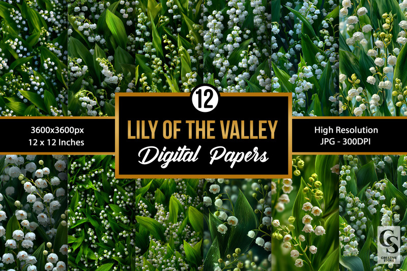 lily-of-the-valley-flowers-digital-paper