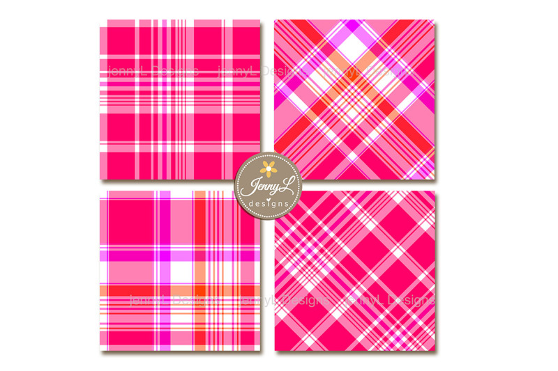 neon-valentine-plaid-digital-papers