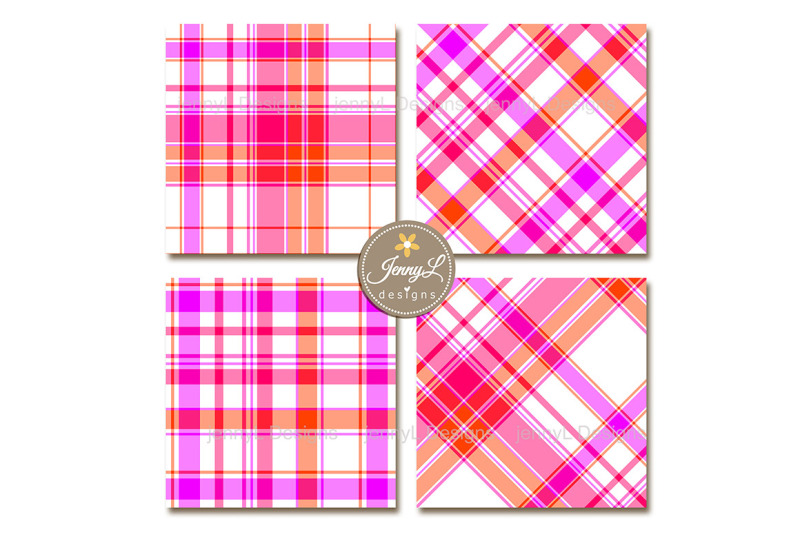 neon-valentine-plaid-digital-papers