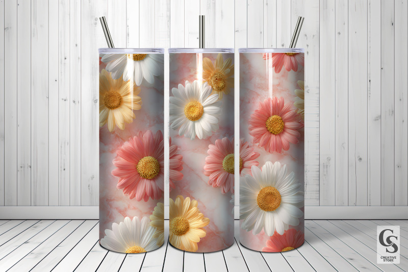 pastel-marble-daisy-flowers-digital-paper