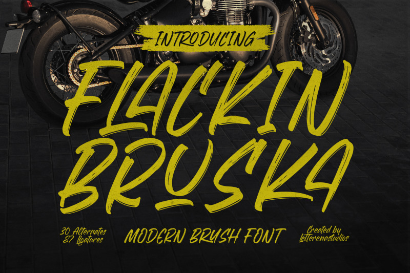 flackin-bruska-modern-brush-font