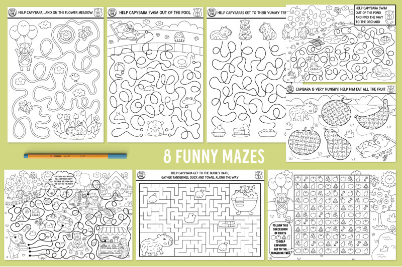 capybara-coloring-games-and-activities-for-kids