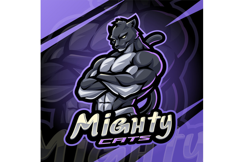 mighty-cats-esport-mascot-logo-design